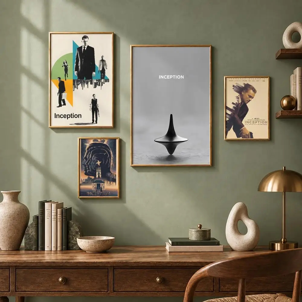 Iconic Movie I-InceptionS Poster HD Self-Adhesive No Residue After Removal Ideal for All Kinds of Wall Decor