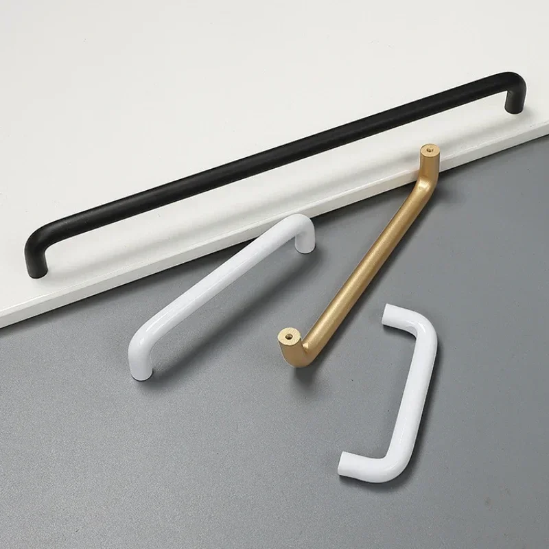 U-shaped 800mm Long Kitchen Cabinet Door Handles Furniture Handle European Storage Shoe Children\'s Room Cupboards Drawers Pulls