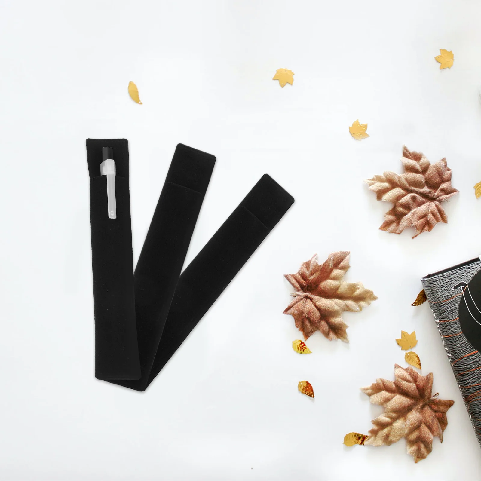 

30Pcs Pen Pouch Bag Heavy Duty Pen Sleeve for Ballpoint Fountain Pens Portable Compact Gift Wrap Organizer Case