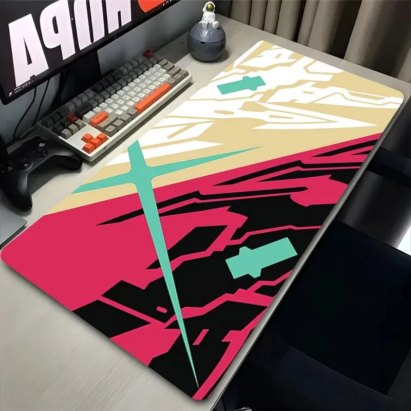 Gamer-Mauspad X-Xenoblade C-Chronicles, großes Mauspad für Computer, Büro, Spiel, Schreibtischunterlage, Gummi, rutschfest, Gaming-Tastatur-Mauspad