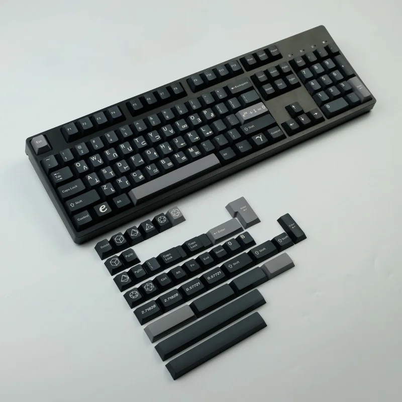 GMK Euler-Teclas de sublimación para teclado mecánico, teclas de 140 teclas para interruptor MX