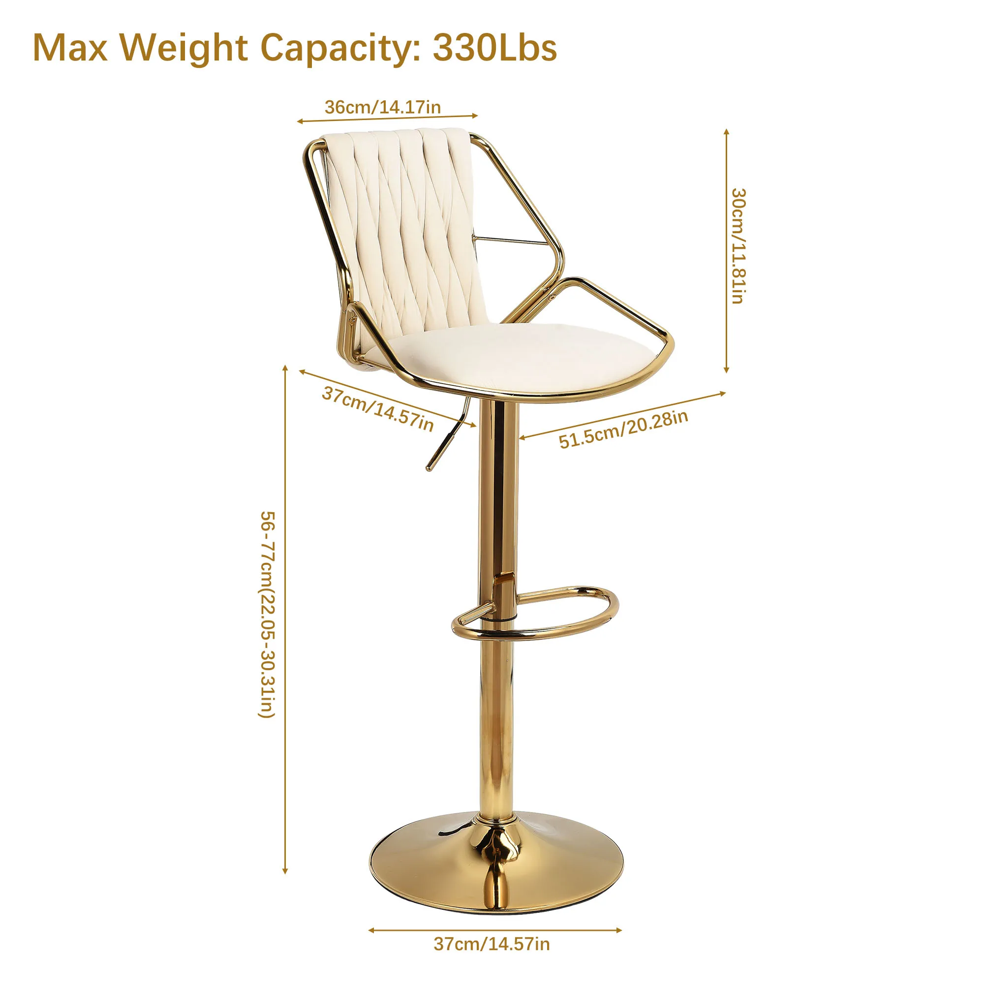 Sgabello da Bar moderno da 2 pezzi con schienale e gamba in metallo, sgabelli da Bar piccoli regolabili in altezza, sgabello da banco con motivo a