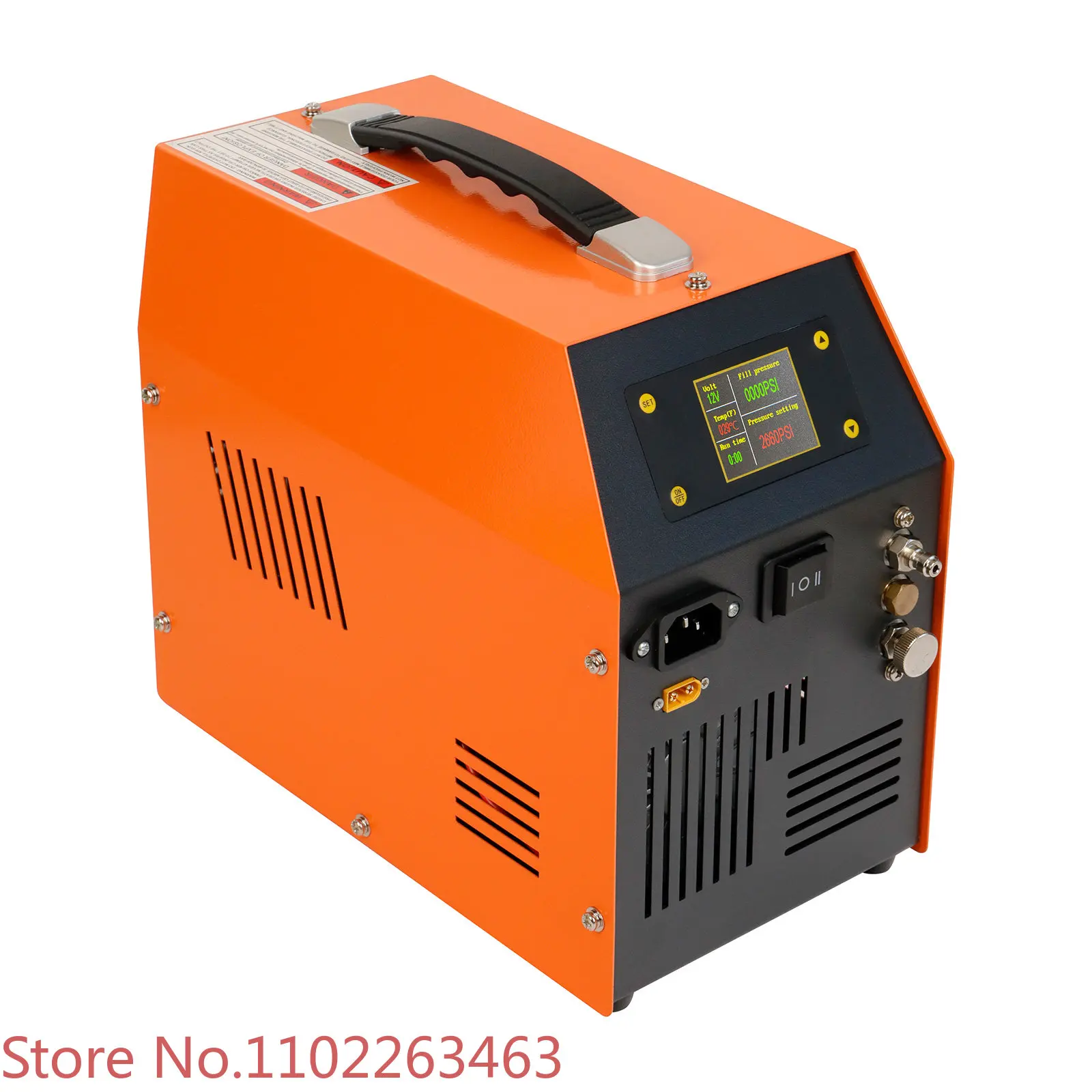 Pcp air compressor 4500Psi/30Mpa built-in power adapter oil free/water free HPA compressor PCPpump 300W