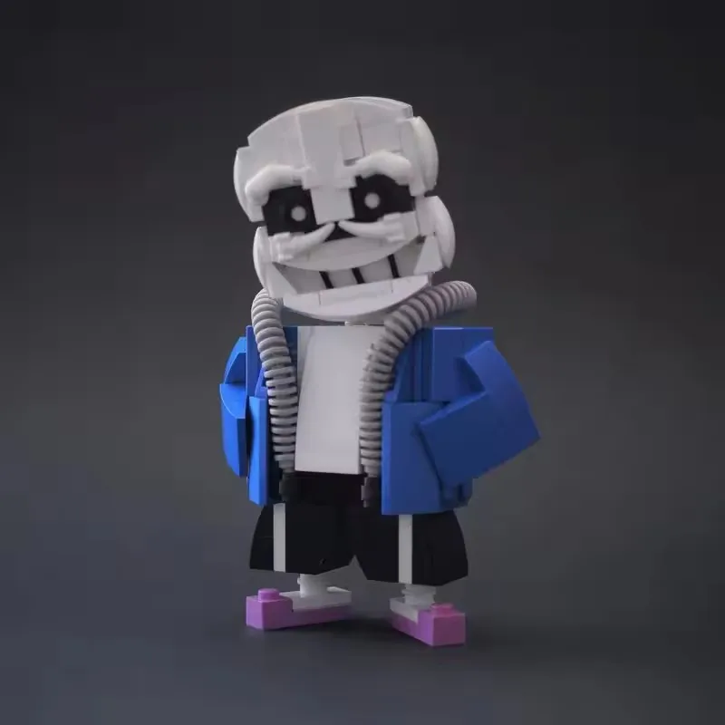 スケルトン ブラザーズ MOC ビルディング ブロック、アンダーグラウンド レジェンド キャラクター セット、ファン向けの RPG ゲームにインスパイアされた DIY モデル