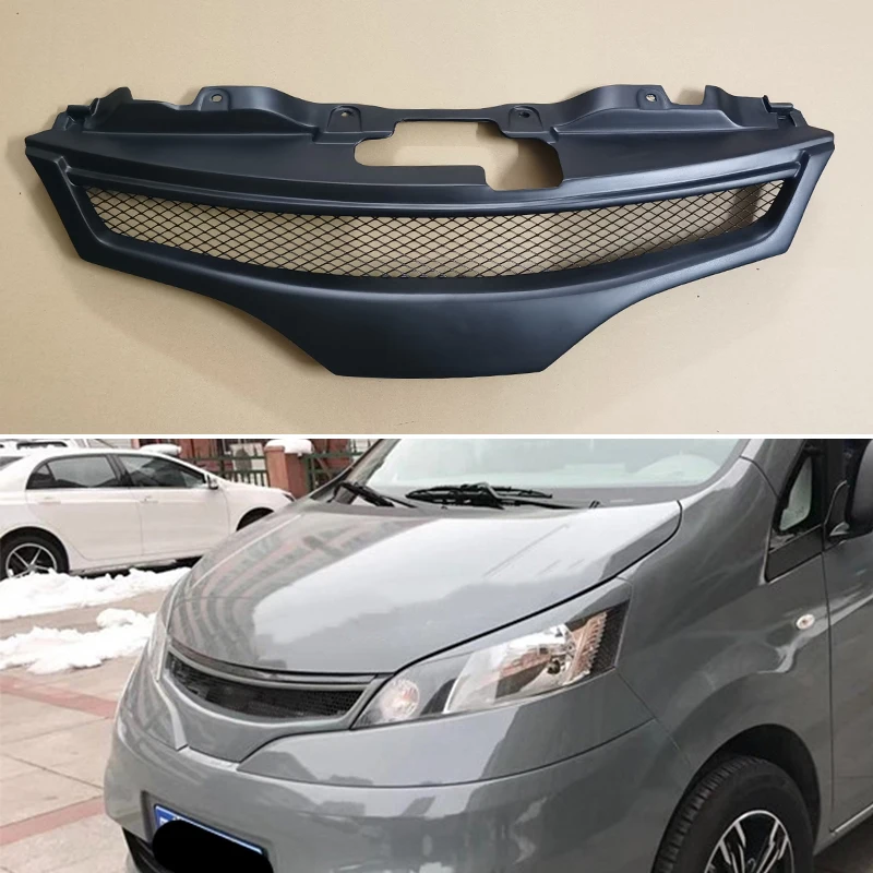 For Nissan NV200 NV 200 2018--2010 Year  Racing Grille Grill Body Kit Accessories FRP Matte Black