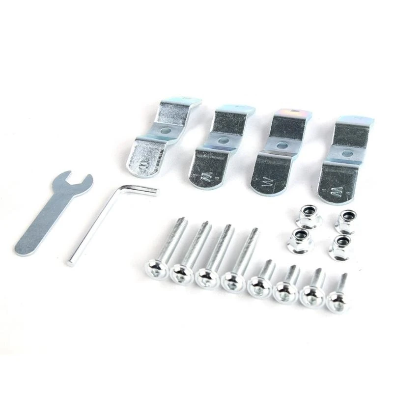 دراجة نارية الجانب حقيبة أمتعة السحابة جذع السلة مسمار مزلاج قفل دعم القضبان دراجة نارية الإطار جبل قوس ملحق