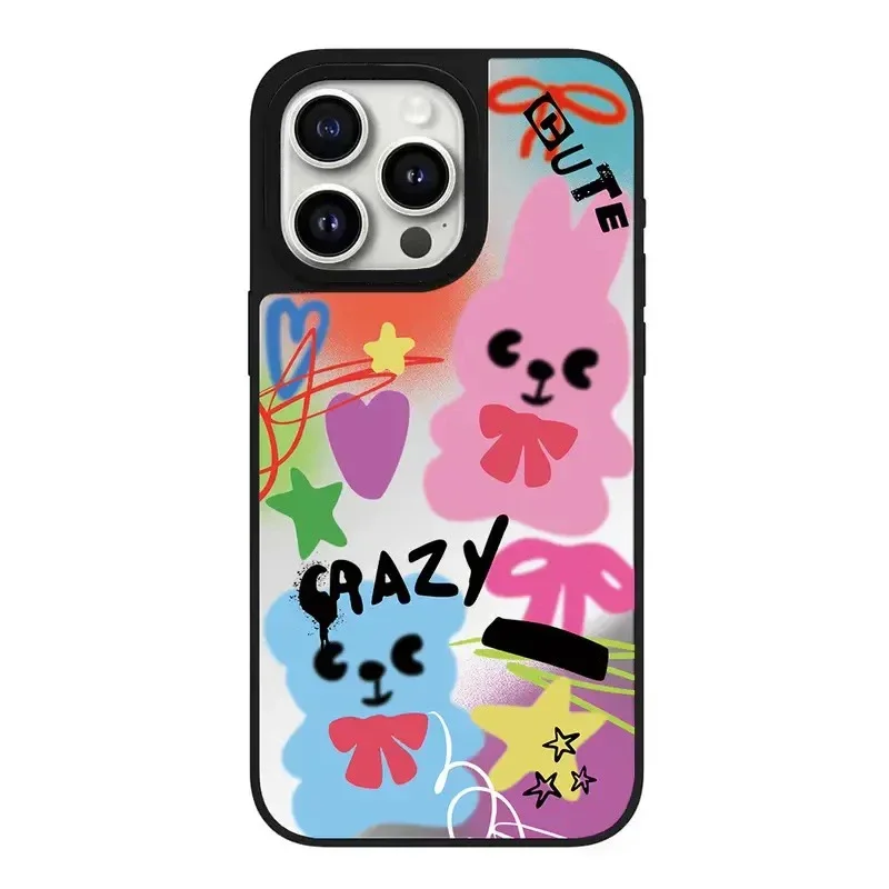 Cartoon Sushi Mirror Magnetic iPhone 11 12 13 14 15 Pro Max Protective Case