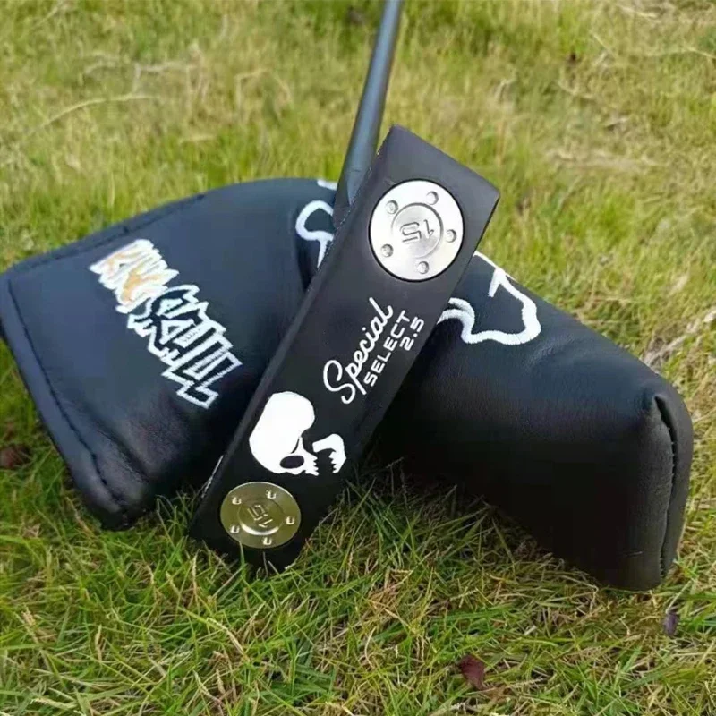 New Skull 2.5 Golf Putter 32/33/34/35 Inches Slotted Putter with Cover with Logo