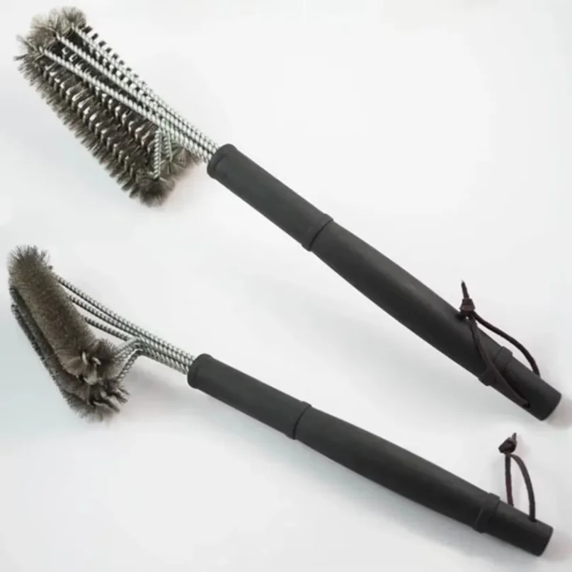 Picture 7: Barbecue Grill BBQ Brush Clean Tool Grill Accessories Stainless Steel Bristles Non-stick Cleaning Brushes Barbecue Accessories