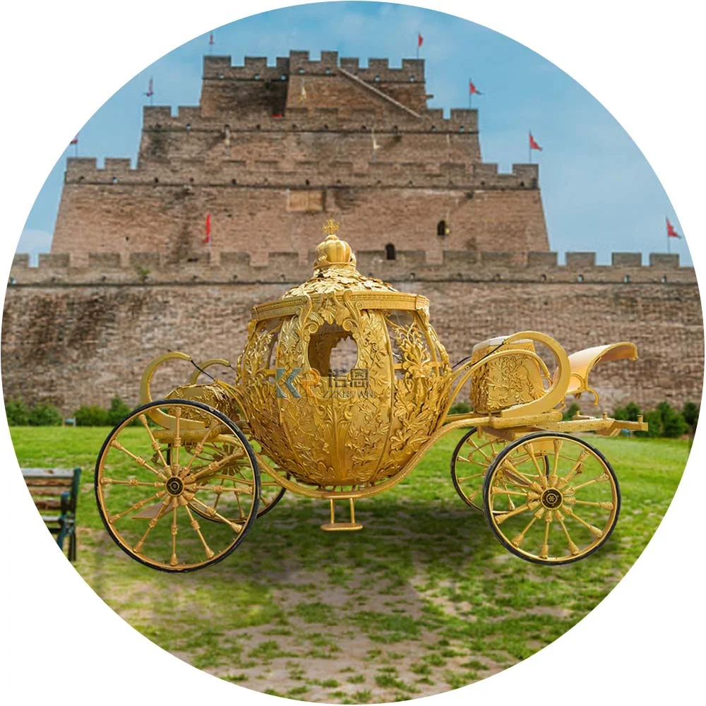 Royal Horse Carriage Manufacturer wedding Vehicle Wagon sightseeing Electric Horseless Carriage