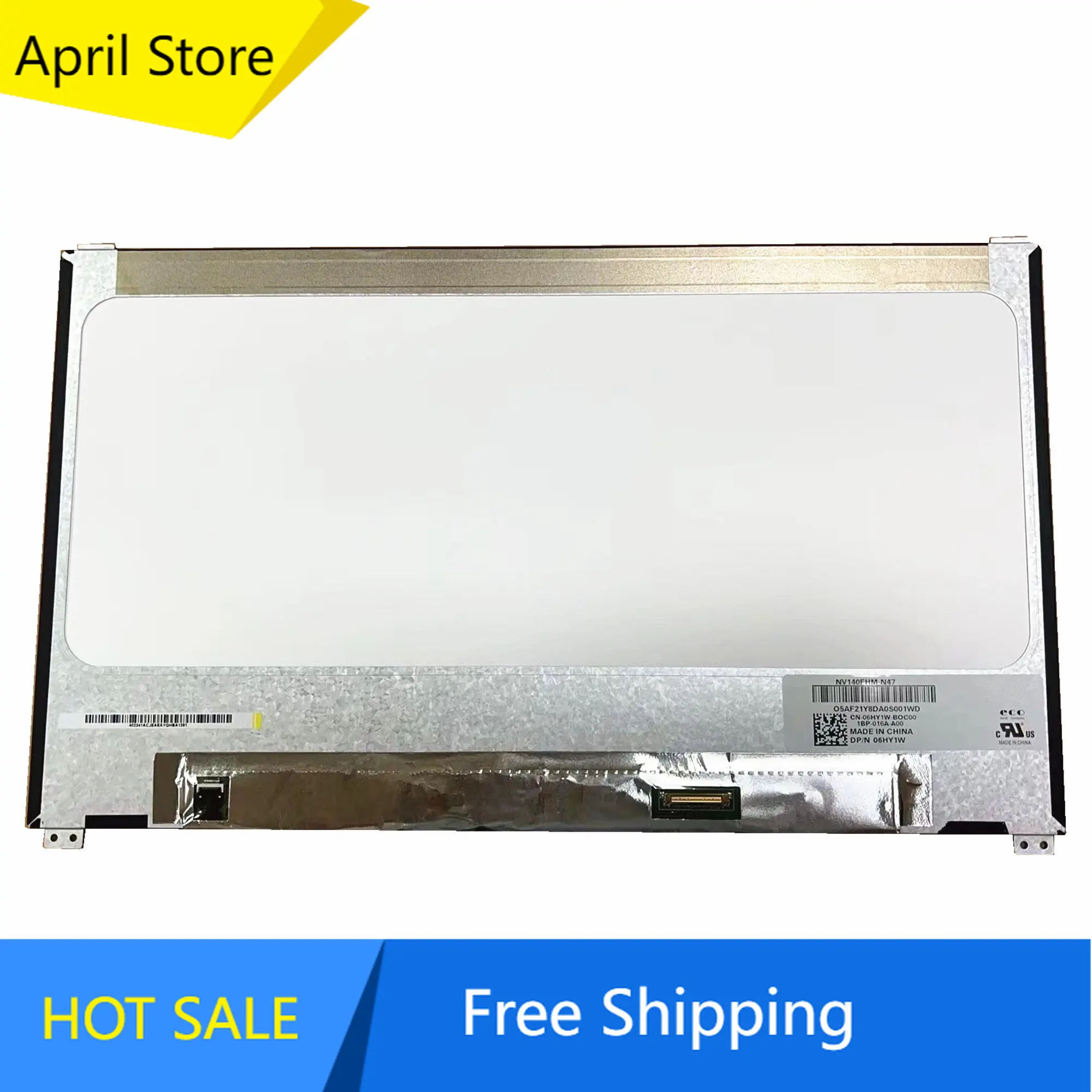 

NV140FHM-N47 fit N140HCE-G52 B140HAN03.3 IPS LCD LED Screen Replacement Panel 72%NTSC