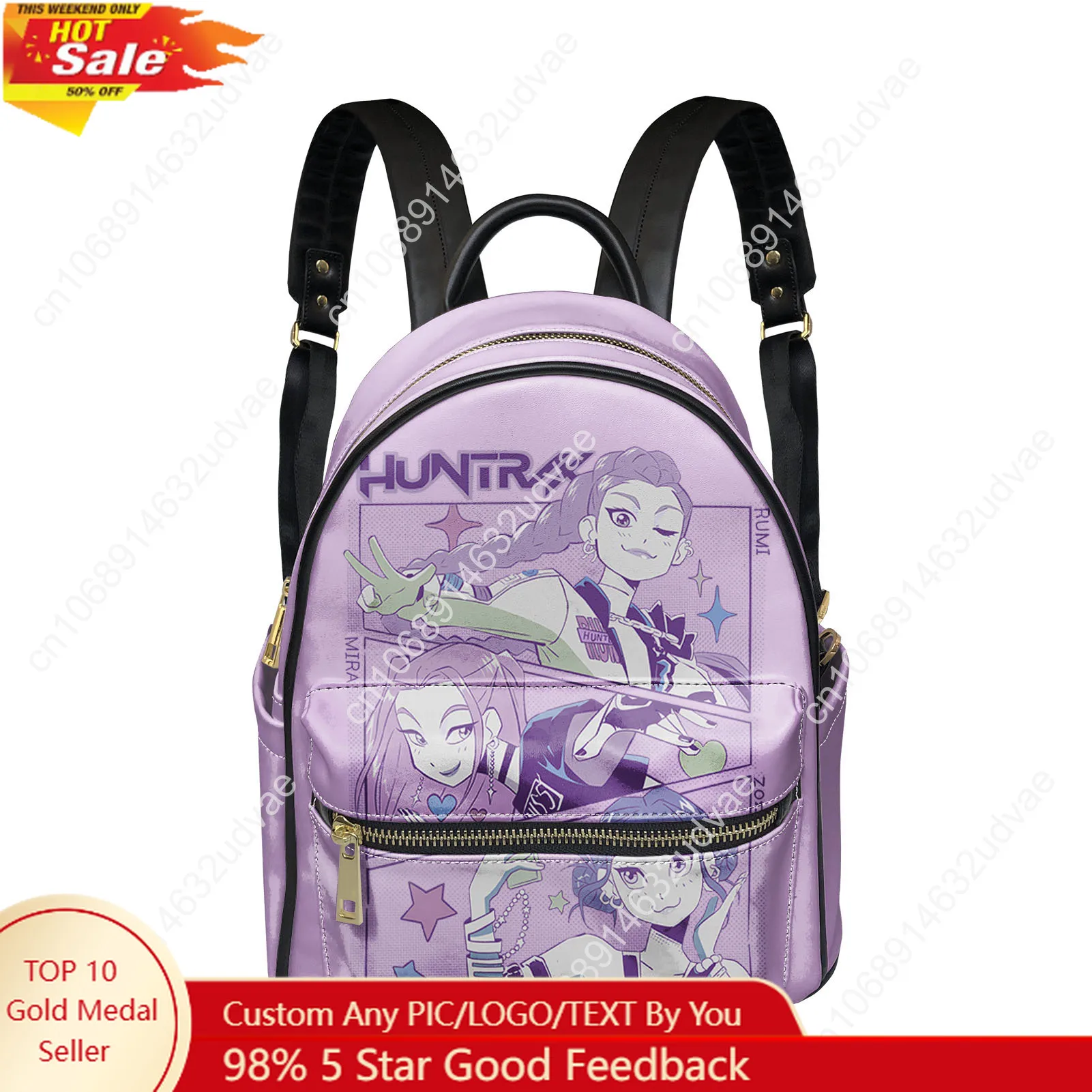 

K-Pop Demon Hunters Backpack Womens Men Knapsack Personalized Double Shoulder Bag Business Travel Bookbag Rucksack Gift Daypack