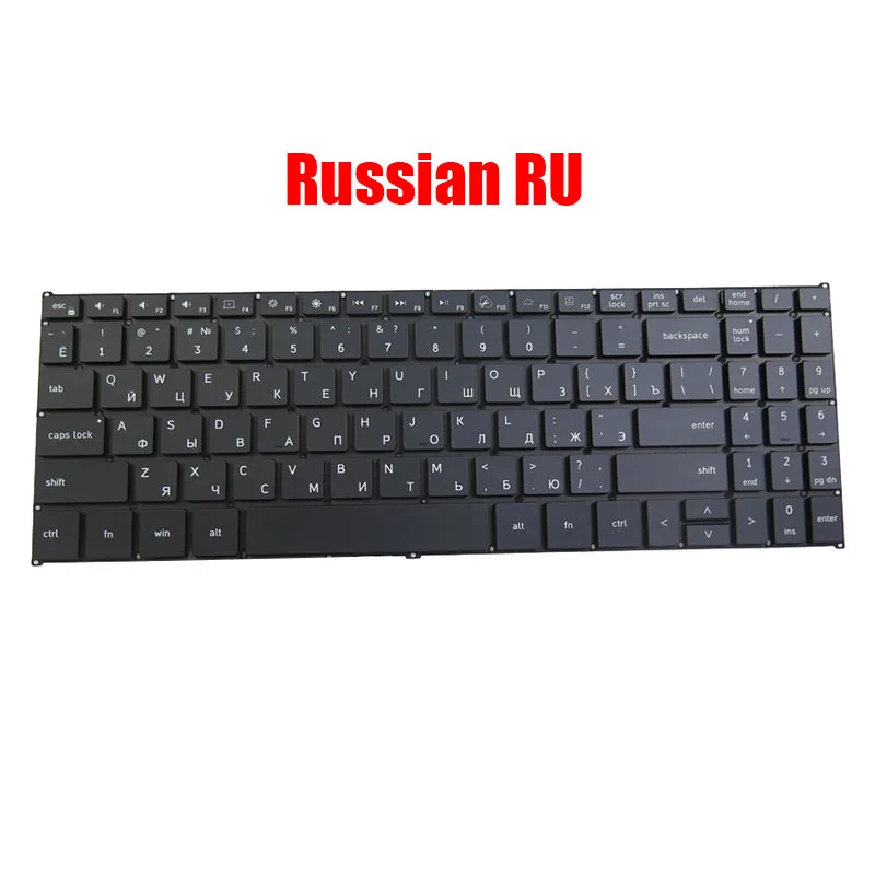 YD Laptop Backlit Keyboard For Teclast TBOLT 20 Pro Russian RU Black No Frame New