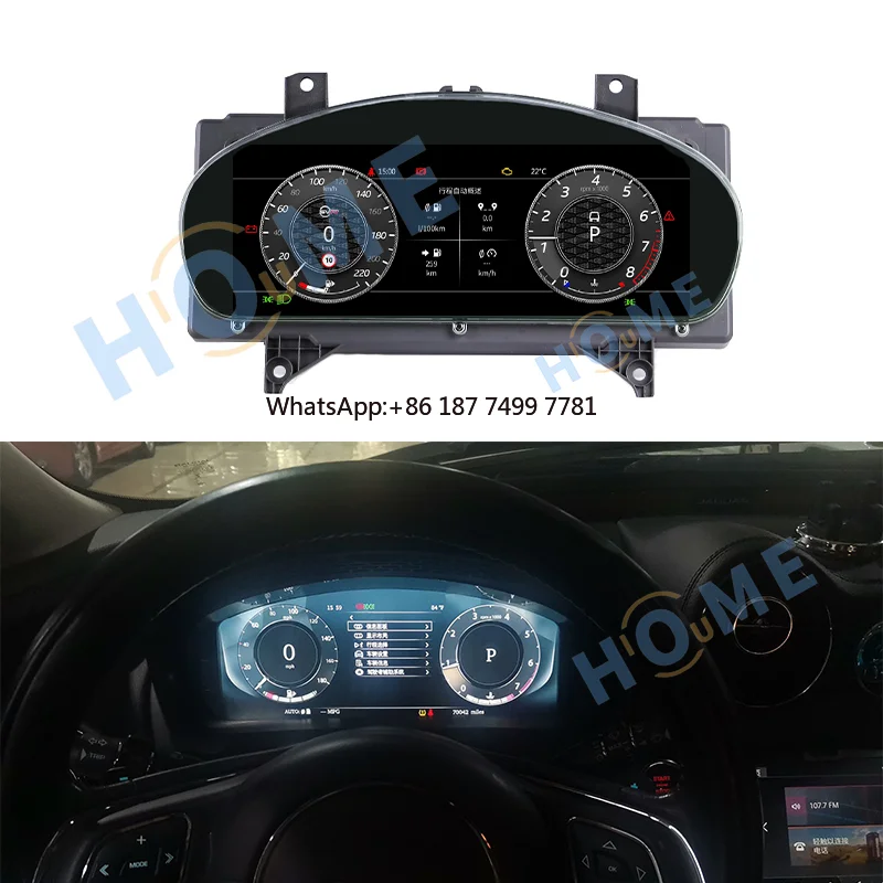 

Car Play LCD Speedometer for . XJ XJL XL 10-15 Dashboard Modification Smart Car LCD Digital Cluster Instrument Panel Linux