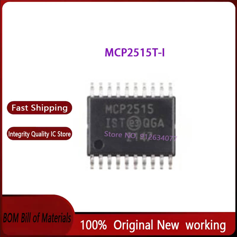 

10 шт. ~ 50 шт./лот MCP2515 MCP2515T-I/ST MCP2515-I/ST MCP2515IST TSSOP20 новый оригинал