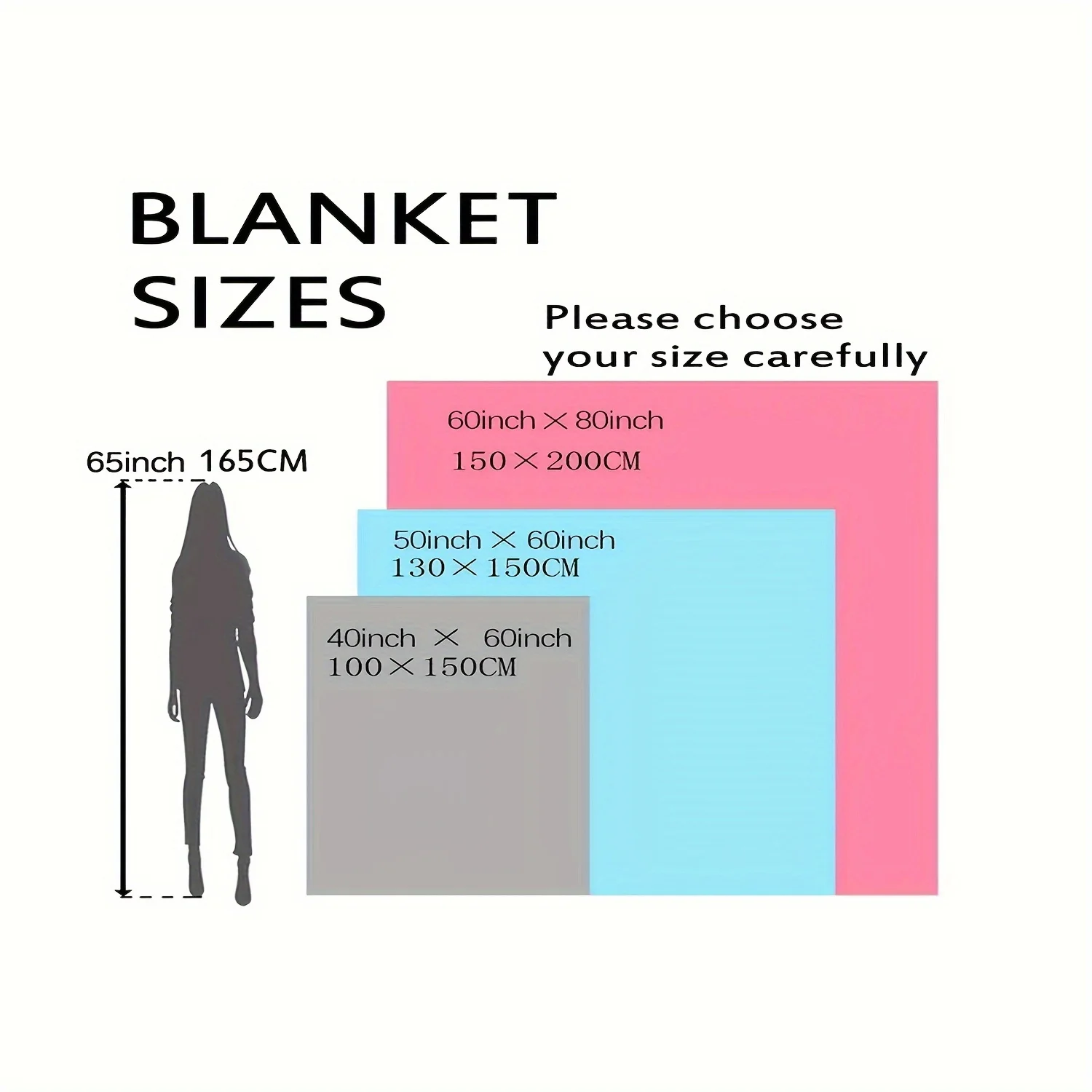 Hui Mo Cute Golden Hair Pattern Gift to Friends Soft Blanket Flannel Blanket One Piece view 4