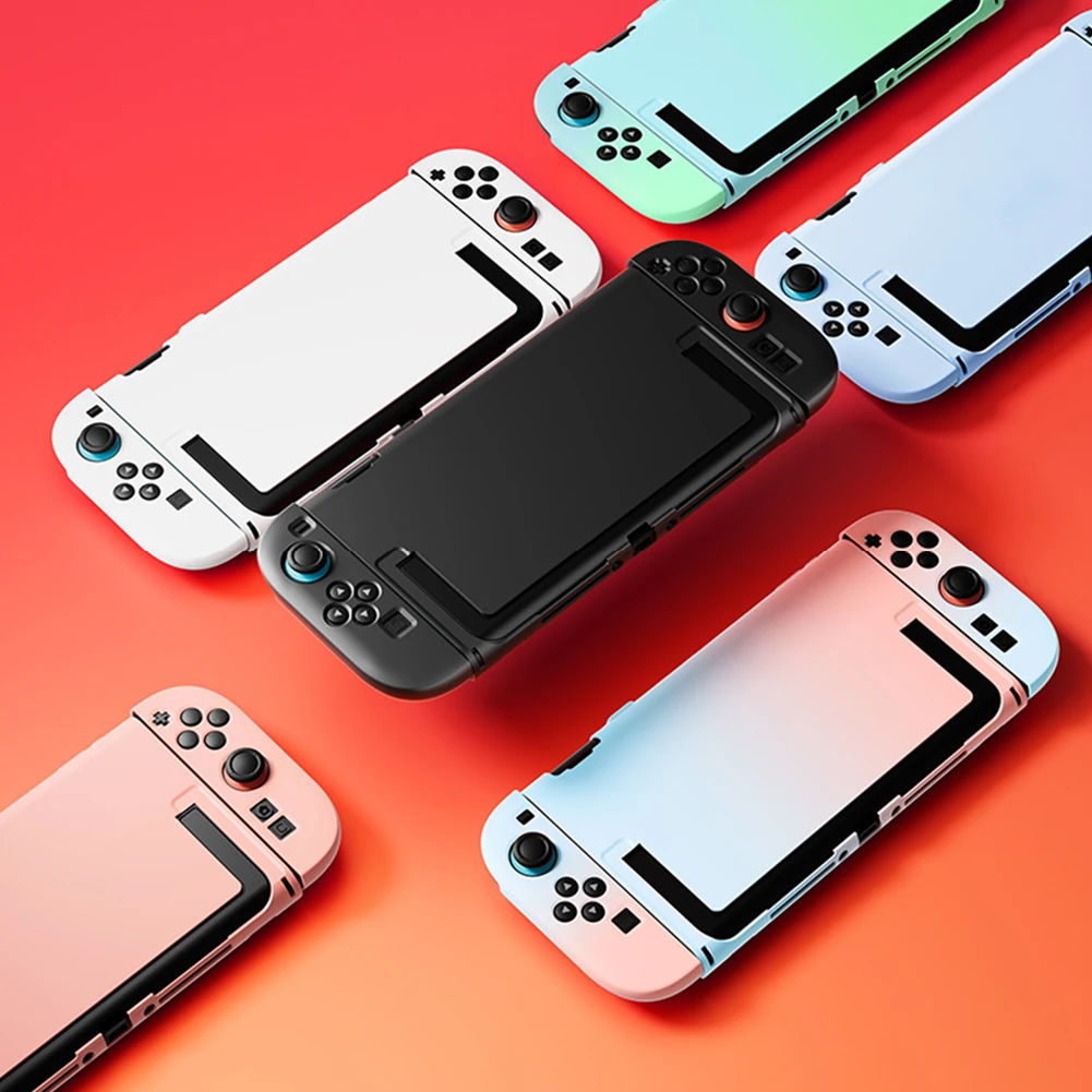 Nintendo Switch 2 用 PC ケース人間工学に基づいたハンドルグリップカバー耐衝撃保護シェルスタンド付き落下防止フルケース Switch2 用