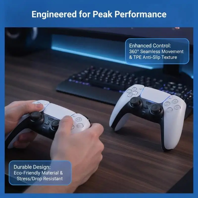 Game Controller Joystick Cap Replacement 6PCS Anti-loosening Reinforced Durable Parts for   Gamer Gift