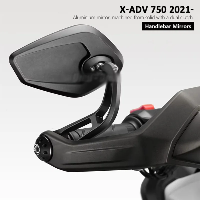 Motorcycle Rear View Side Mirror HandleBar End Mirrors Kit For Honda XADV 750 XADV750 X-ADV 750 2021 2022 2023 2024