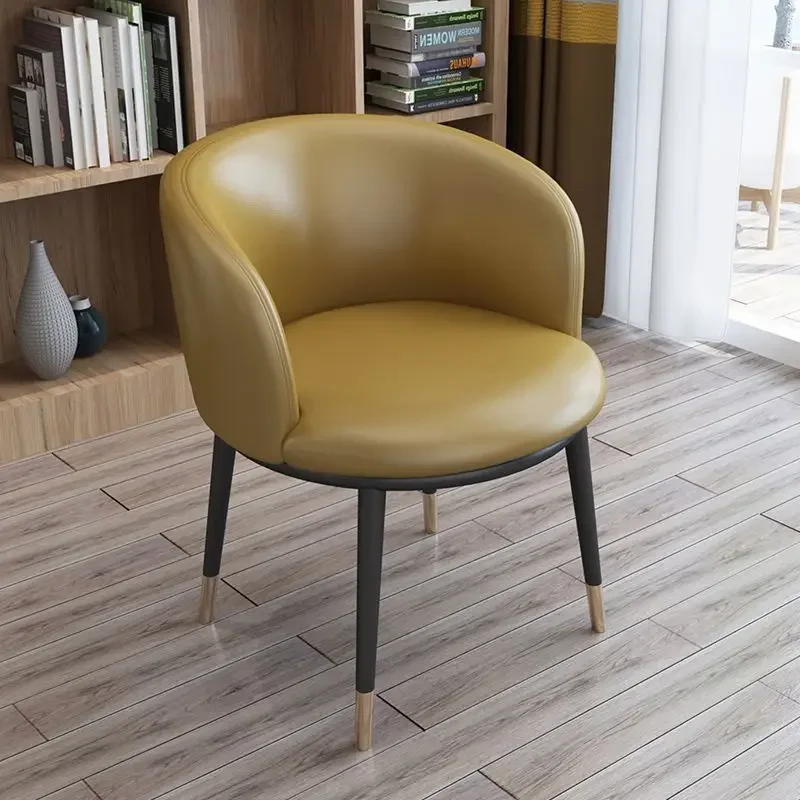 

Nordic Chairs Modern Minimalist Chairs Creative Computer Makeup Stools Backrest Dining Chair Living Room Chair Vanity Stools Ins