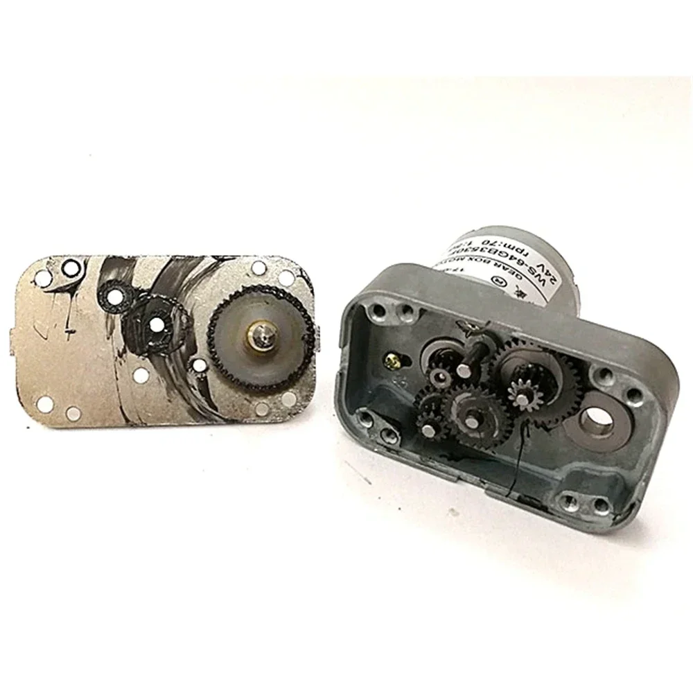 Right Angle DC Deceleration Gear Motor 12V 24V 520/3530 DIY Display Rack With Brush Low-speed Motor