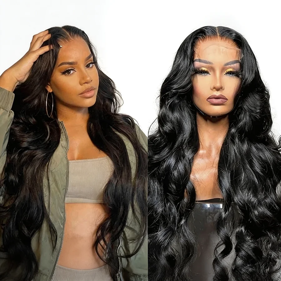 Wow Angel Glueless 250% Echt HD Spitze Schließung Perücken 7X7/6x6/5X5 HD Verschluss Perücke Körper Welle Vor Gezupft Menschliches Haar Perücken Für Frauen