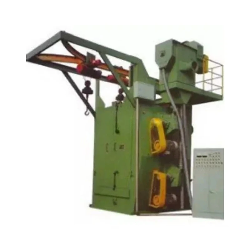 Customized Rotating Hook Shot Blasting System for Large Impeller Blower Wheel Cleaning Customized Industrial Hook Shot Blaster