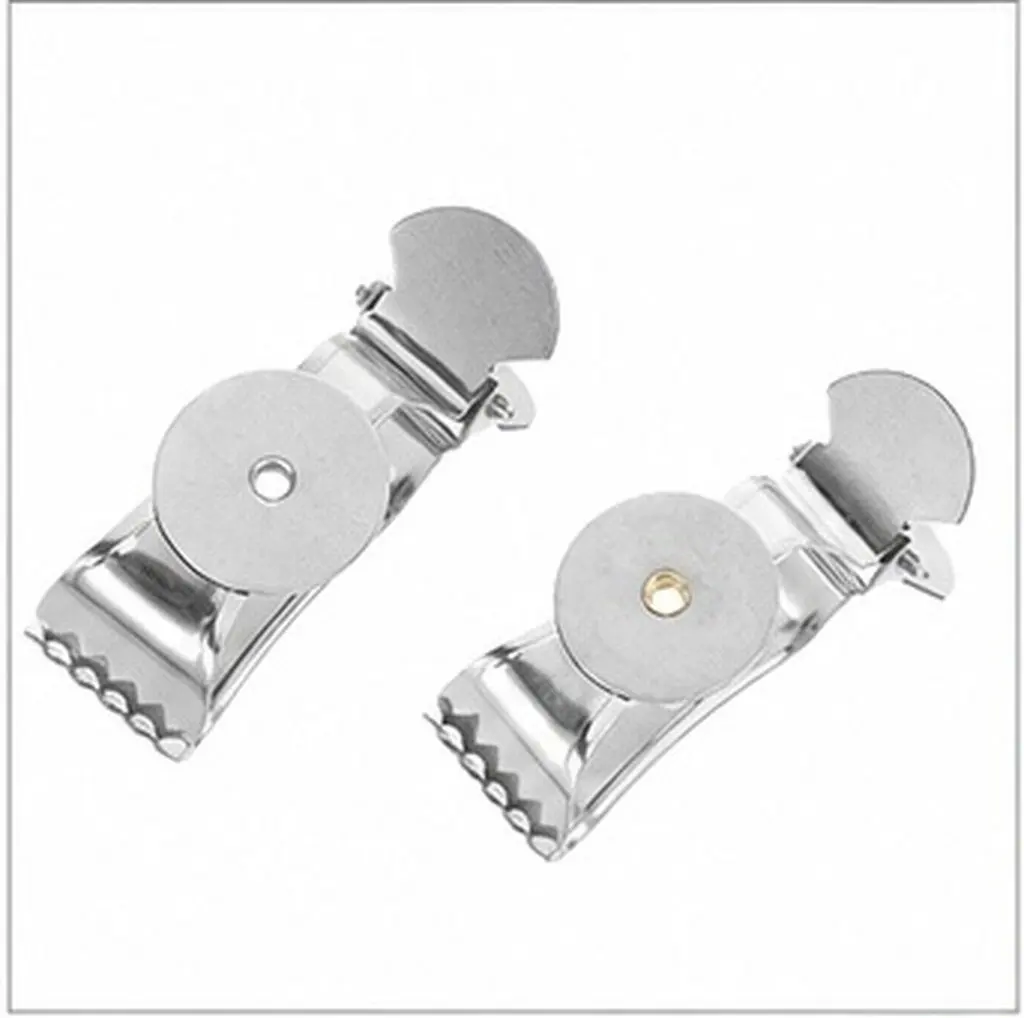 6Pcs Stainless Steel Curtain Clips Large Serrated Hooks Metal Curtain Holdbacks Secure Drapes Indoor Outdoor Hanging Clips