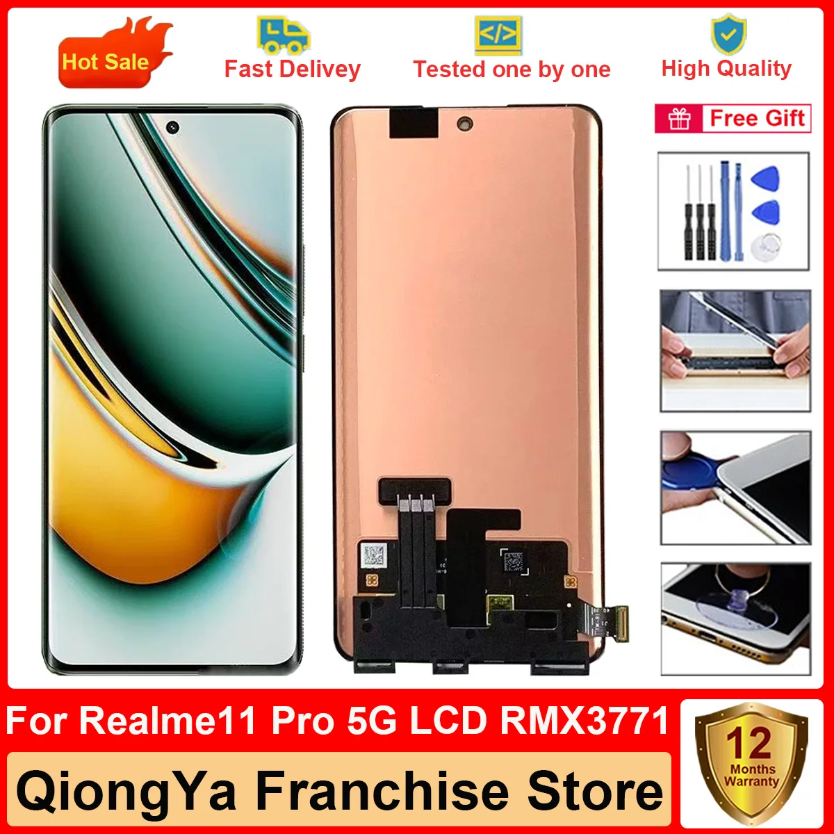 testato-display-originale-da-67-per-realme11-pro-5g-rmx3771-lcd-touch-screen-digitizer-aseembly