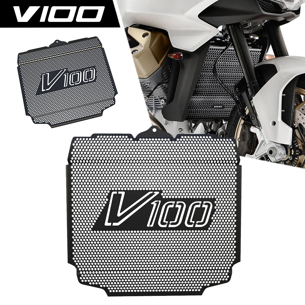 

Motorcycle Radiator Grille Cover Guard Protection Protetor For Moto Guzzi V100 Mandello S 2023 2024 MOTO GUZZI V 100 Mandello/S