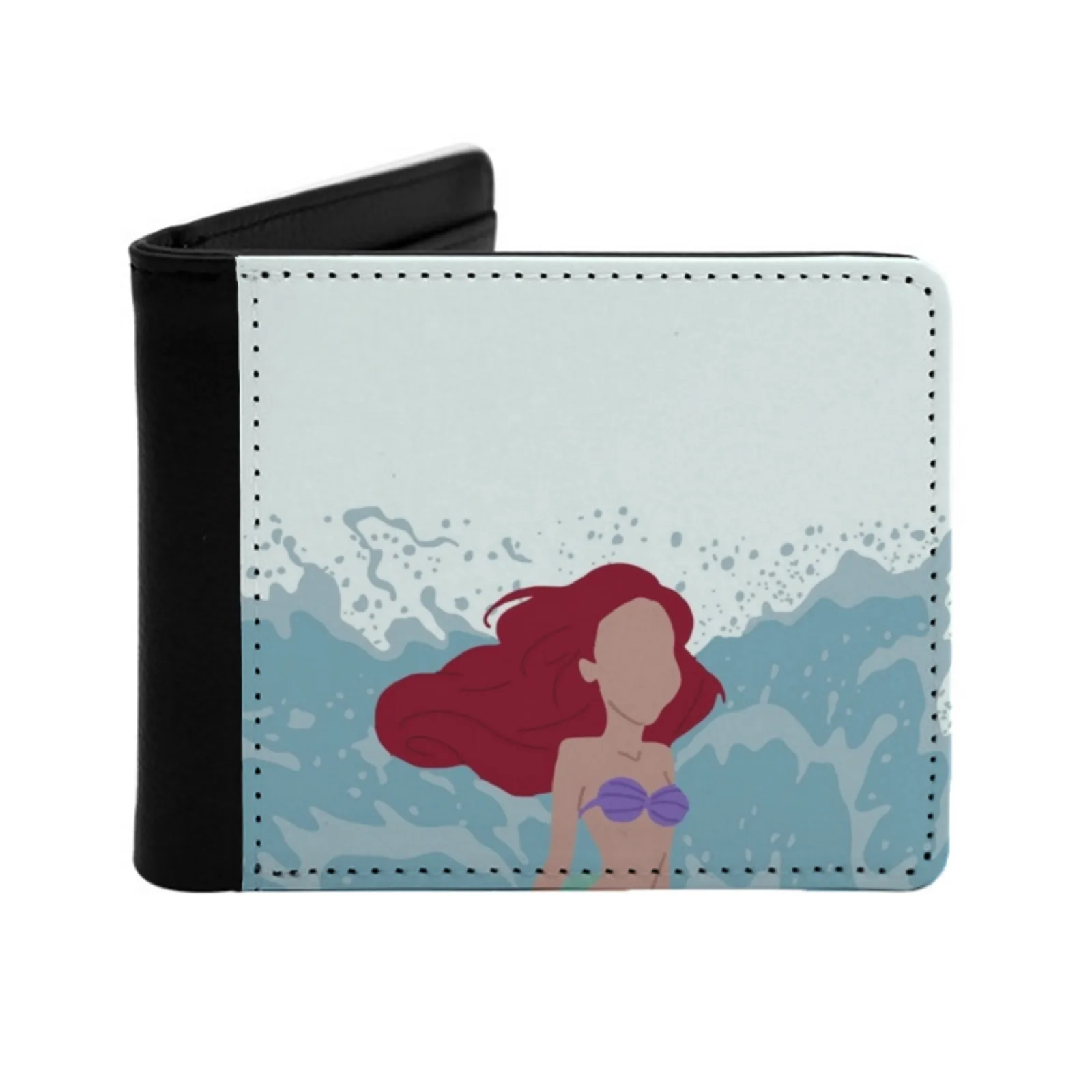 

Part Of Your World Men Wallets Card Man Wallet Short Purse Bi-Fold Personalized Purses The Little Mermaid Mermaid Princess