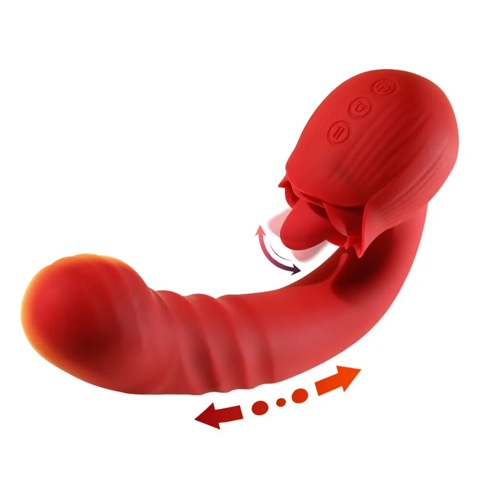 Dildo Oral Tongue Femal Clit Licking Vibrator for Women Vagina G-Spot Vibrator e Masturabtor Wearable Panty Adult Sex Toy 18+