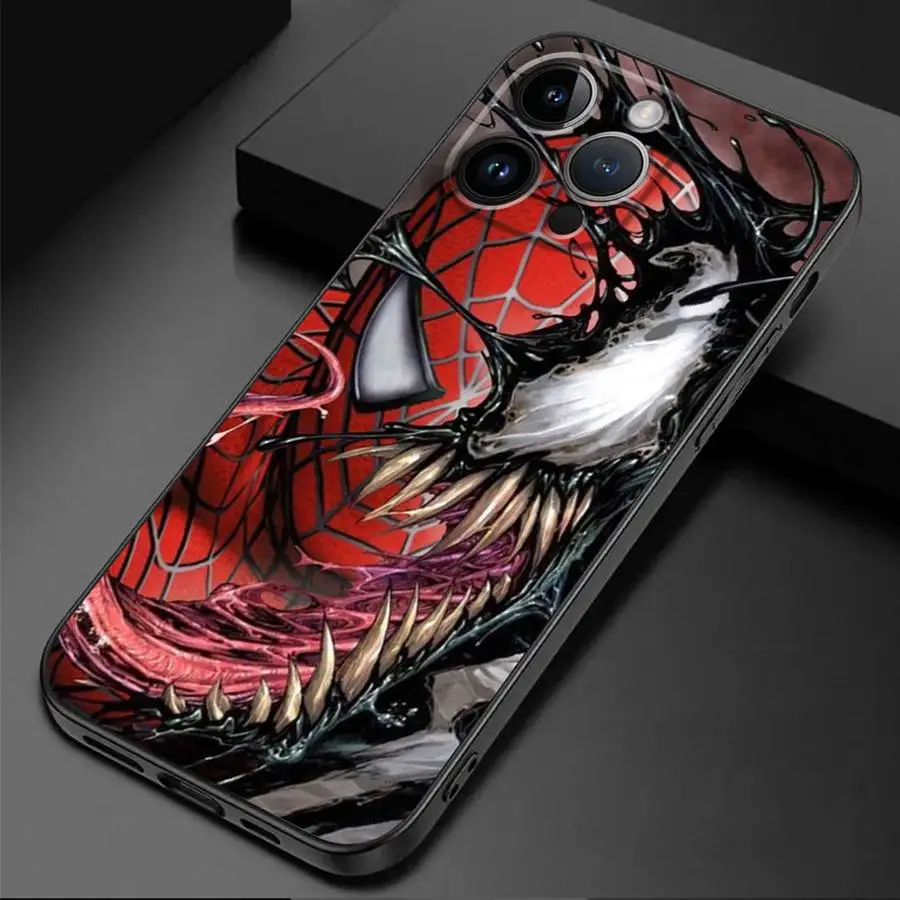 Marvel SpiderMan Venom Telefoon Case voor Google Pixel 8a 6 Pro 7 Pro 9 Pro XL 6a 7a 8 Pro siliconen Armor Cover Cases