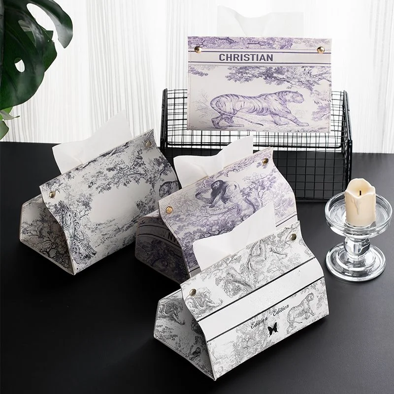 Neo klass izis tische Blume Taschentuch Box Wohnzimmer Home Fahrzeug Toilette Serviette Papier Box Papier setzt Papier Handtuch halter