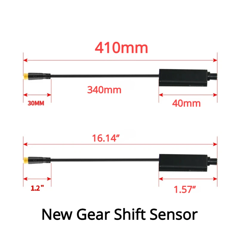 BAFANG Mid Drive Gear Sensor Shift Sensor for BBS BBSHD Motor Conversion eBike Accessory Extend Three Pin 1T2 Waterproof Cable