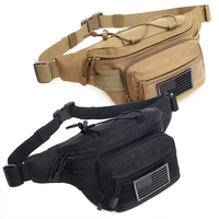 Outdoor Tactical Waist Bag 600D Nylon Oxford Outdoor EDC Fanny Pack Utility Waist Pouch Outdoor Bumbag Hunting Camping Hip Bags