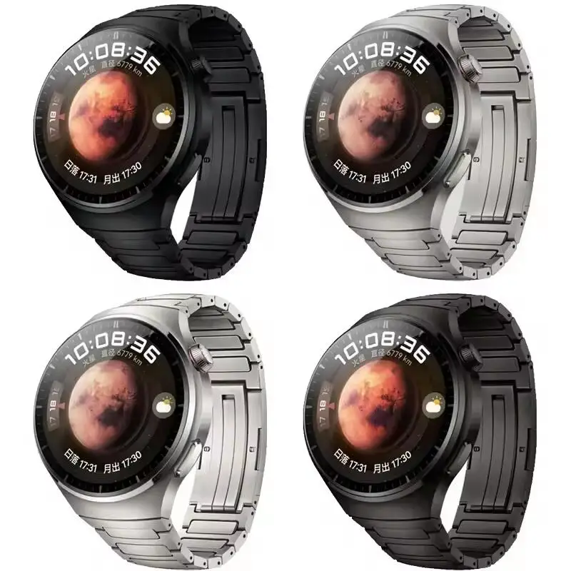 22 مللي متر حزام معدني من التيتانيوم لهواوي ساعة GT5 برو 4 3 2 2E استبدال سوار معصمه لهواوي GT4 3 2 46 مللي متر كوريا حزام