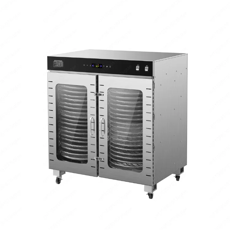 Commercial Industrial Food Dryer 40 Tray Stainless Steel Fruit and Vegetable Meat Dryer Food Dehydrator