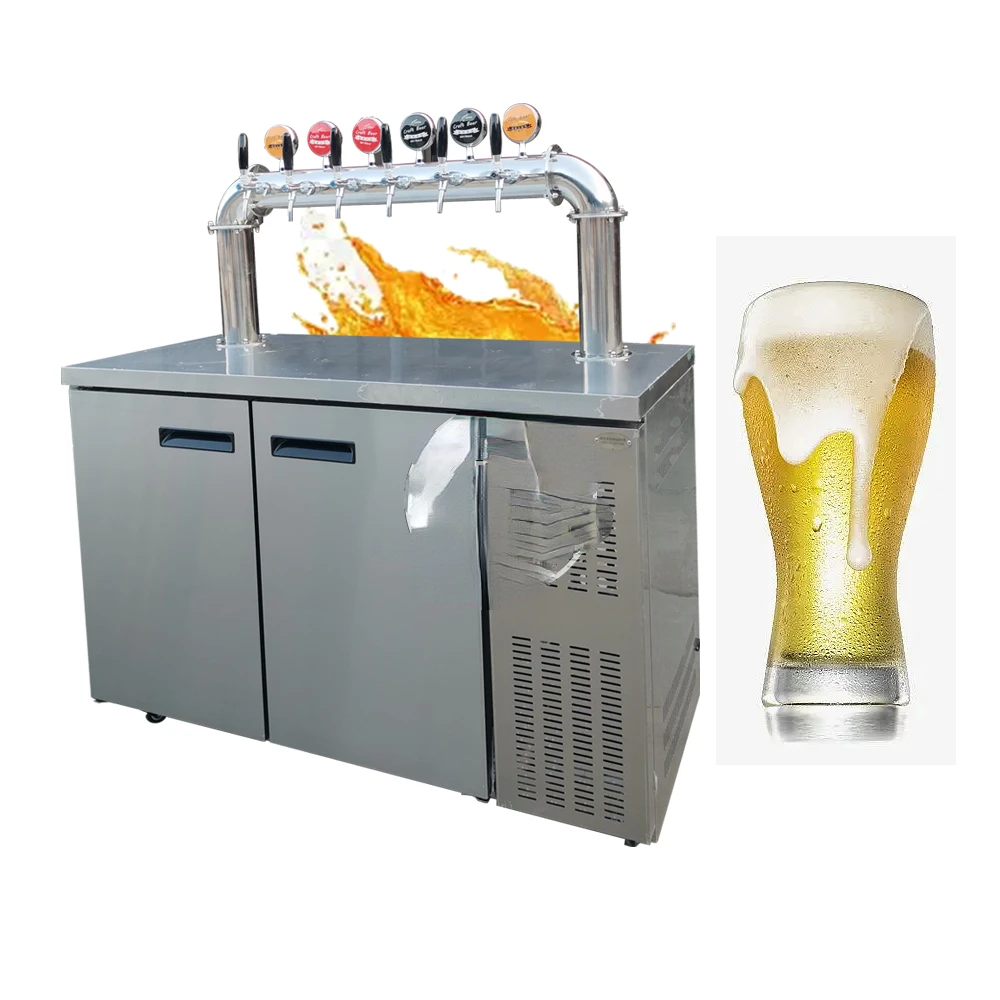 2024 2.5 L Beverage Wine Dispenser Beer Machine with Ice Tube Wine Alcohol Juice Soda Soft Drink Dispenser