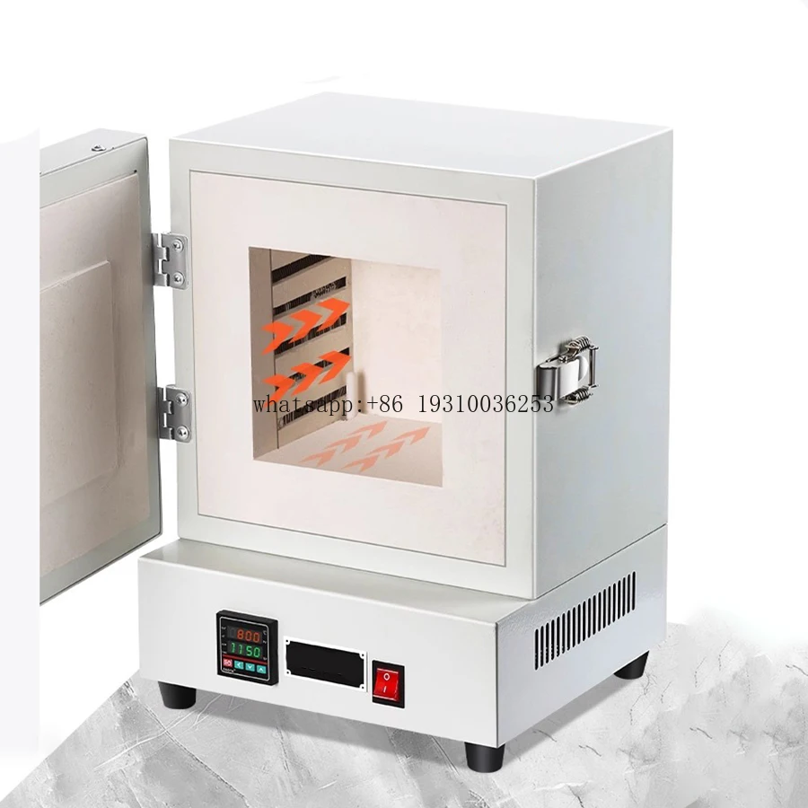 

High Temperature 1150 Degree Lab Ceramic Oven Muffle Furnace Metal Material For Jewelry Casting Burnout