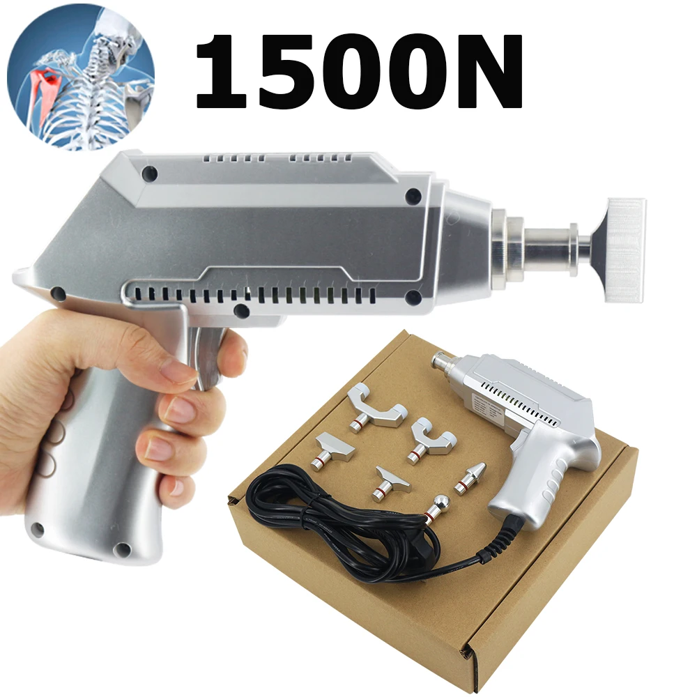 NEW 1500N Electric Chiropractic Tool Intensity Therapy Spine Correction Gun Home Use Massage Chiropractic Adjusting Instrument
