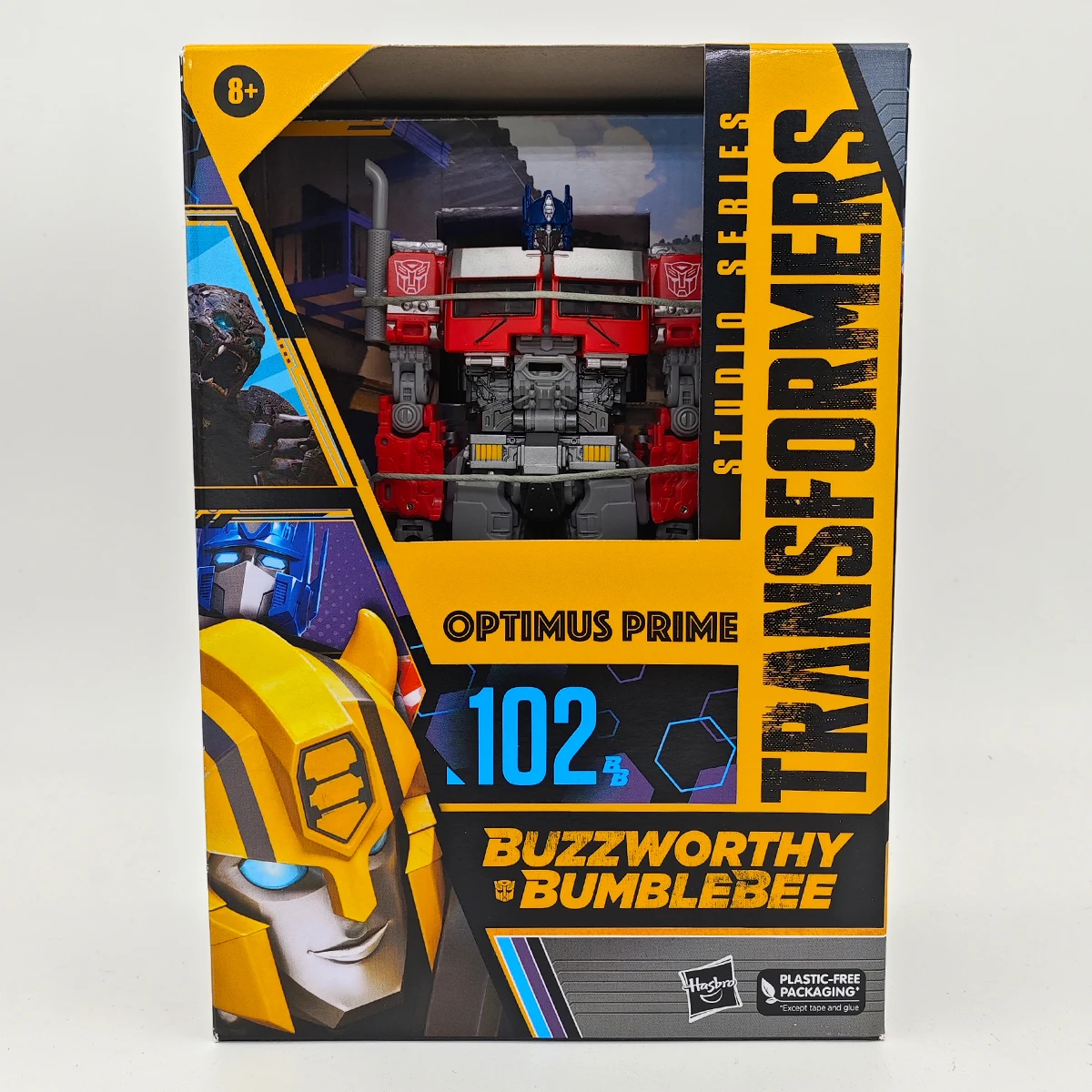 Hasbro Transformers Buzzworthy Bumblebee Studio Series Ss102 Optimus Prime Rise of The Beasts Action Figure Model Toy Gift