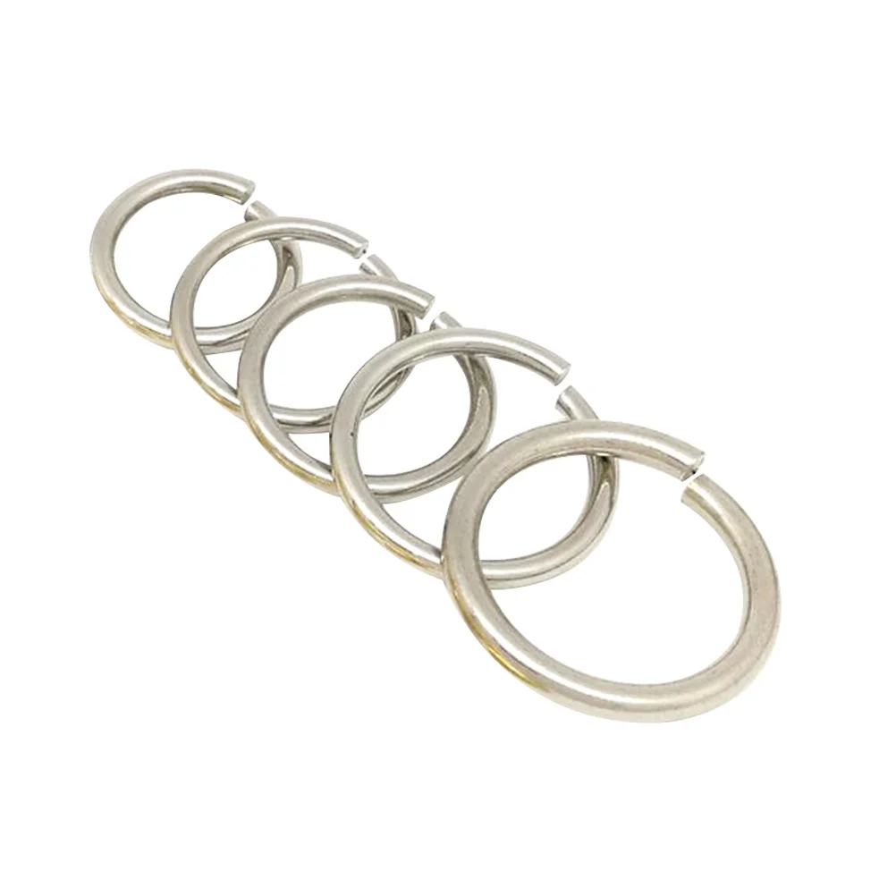 

50pcs Stainless Steel O Rings Round Opening Connectors For Diy Jewelry Making Bracelet Necklace Supplies Jewelry Making