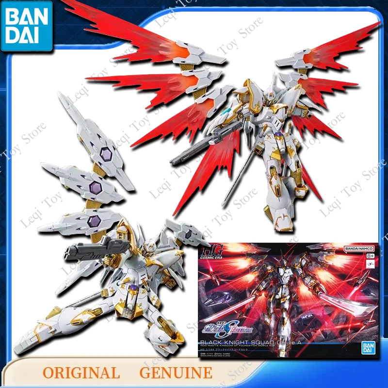 بانداي الأصلي حقيقية HG GUNDAM الأسود فارس فرقة Ca-re.A أنيمي عمل أرقام لعب للأطفال هدية التجمع نموذج الحلي