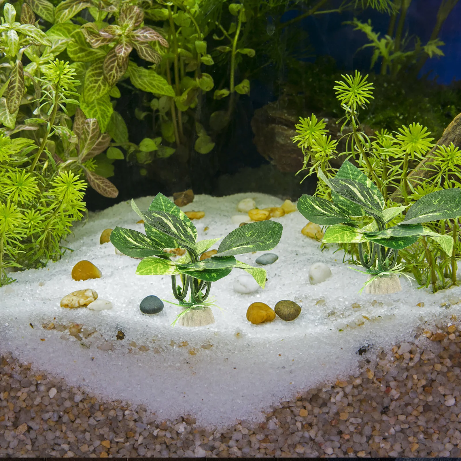 

10Pcs Simulation Aquarium Plant Artificial Plastic Fish Tank Decorations Realistic Lifelike Aquarium Plant Decor
