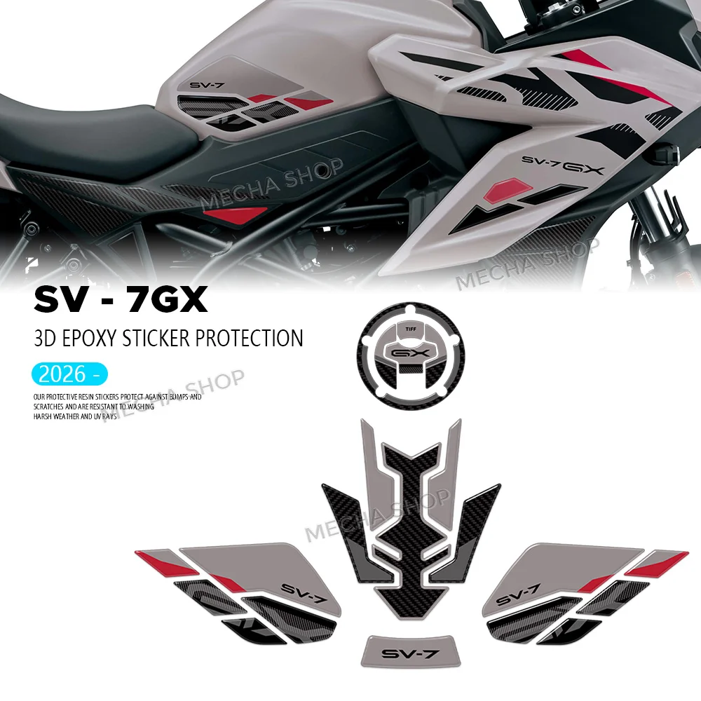 Tank Pad for SV-7GX SV 7GX 2026 3D Resin Hand Guard Protection Kit