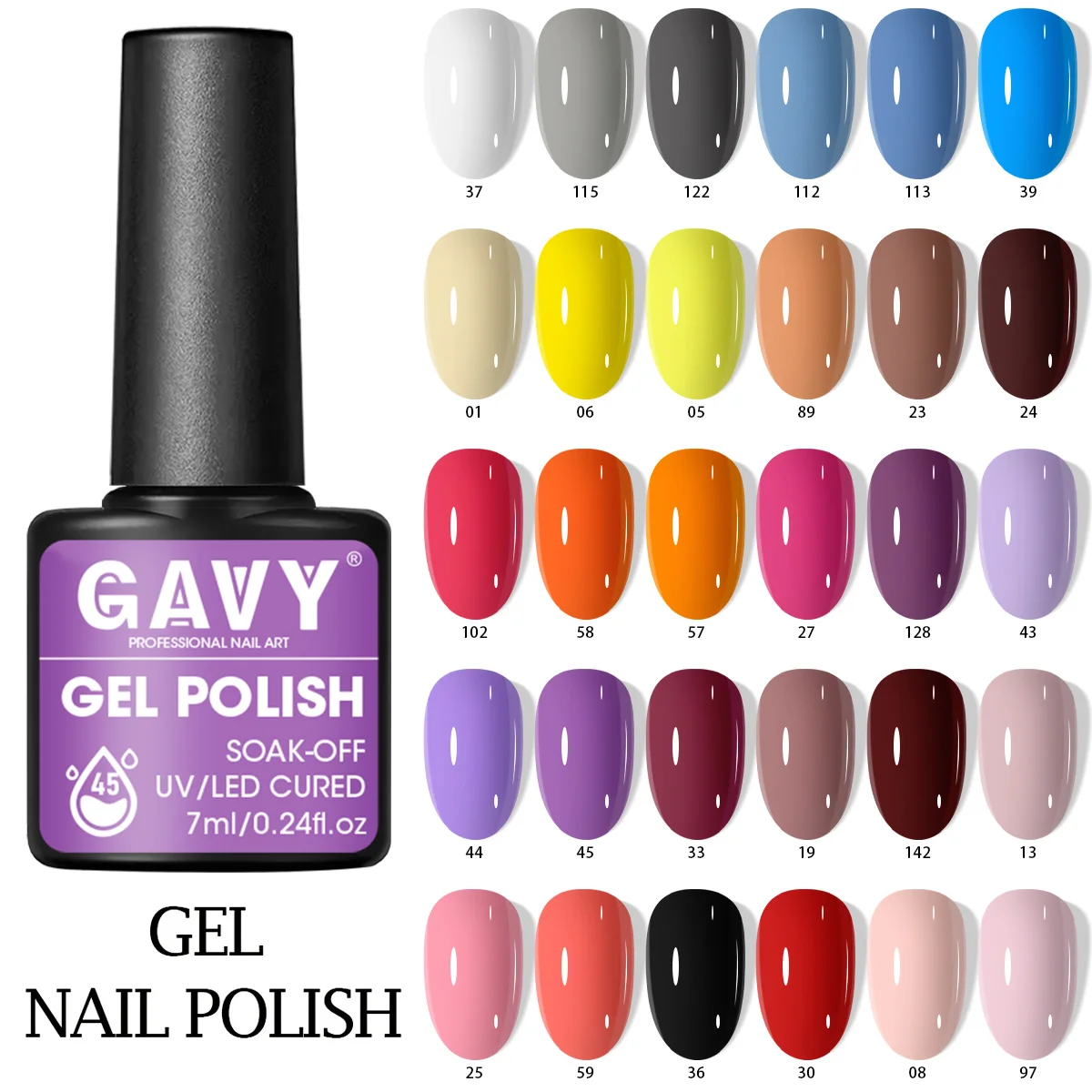 3Pcs Solid Color Gel Nail Polish Set Multi Nude Bright & Dark Tones Soak Off UV LED Manicure Kit For Daily Use