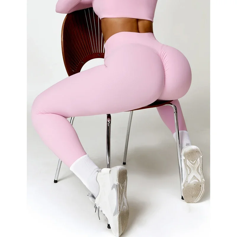 ارتفاع الخصر الرياضة طماق النساء زبداني لينة بسط اليوغا السراويل مثير بعقب رفع ملابس محكمة للتمرين تشغيل السراويل الرياضية