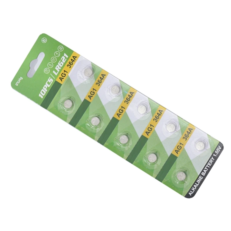 Bộ 10 Pin Nút Kiềm LR1130 LR41 LR44 Cho Máy Tính, Đồng Hồ Và Điều Khiển Từ Xa Đồ Chơi Trang Sức Giọt