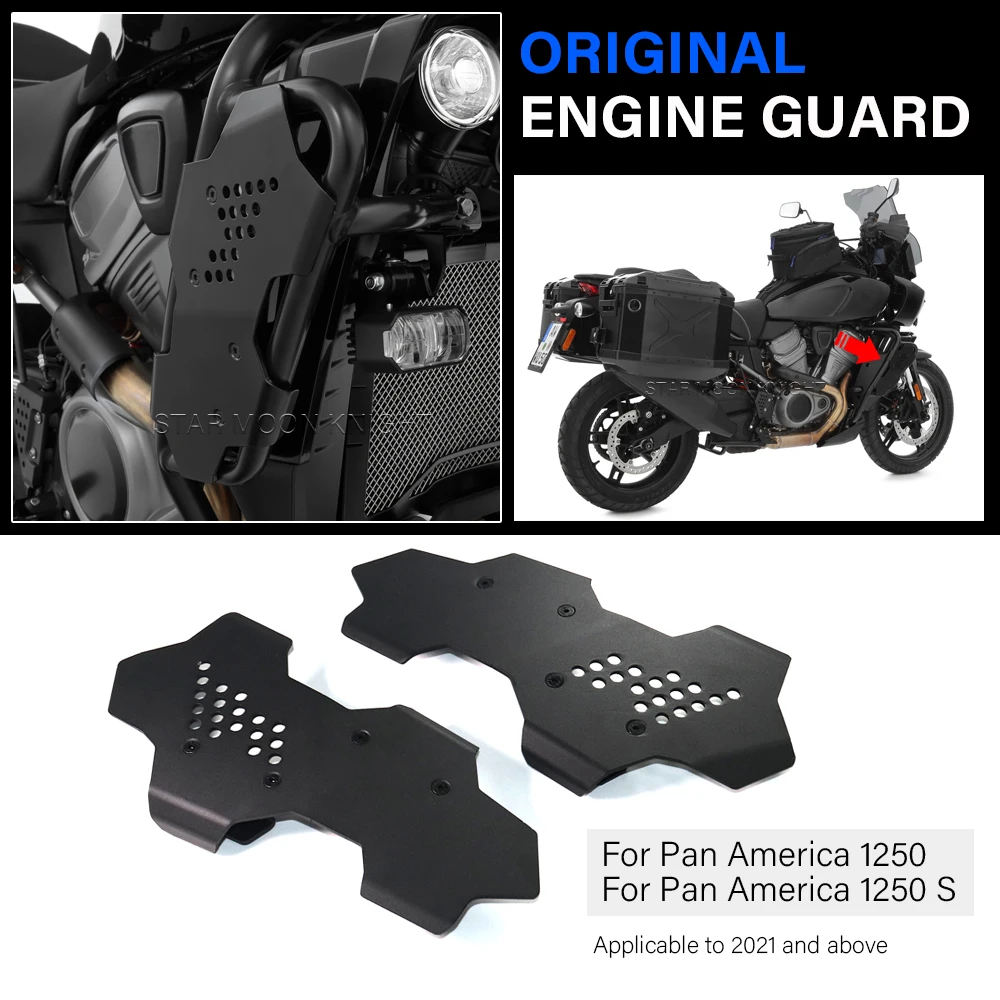 

Engine Guards For Pan America 1250 S Special RA1250S 2021 2022 Fairing Protection Filler Plate Bumper Cover Protector PanAmerica